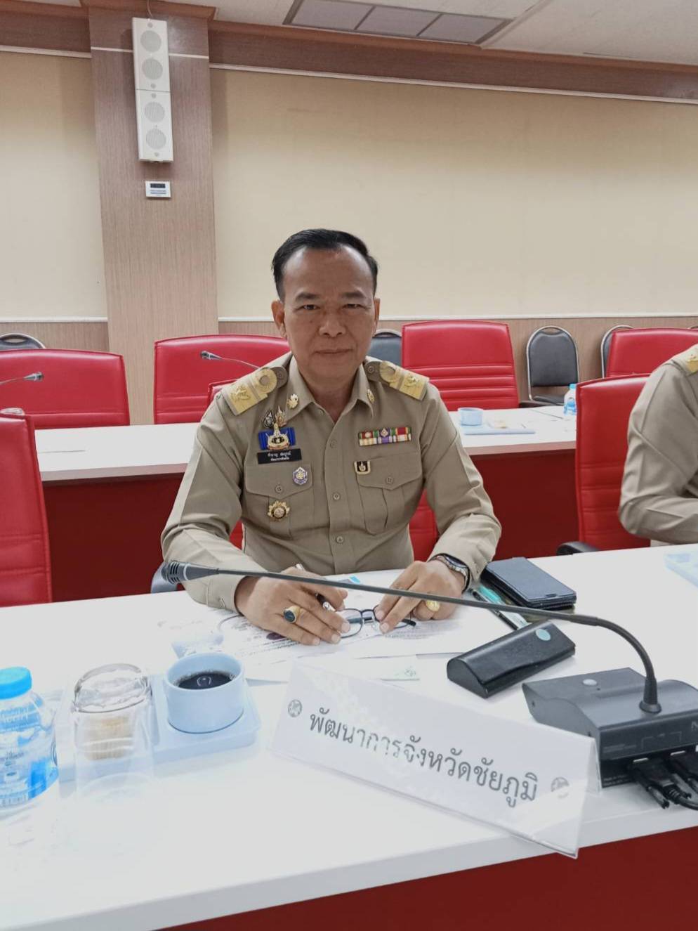 พัฒนาการจังหวัดชัยภูมิ ร่วมประชุมหัวหน้าส่วนราชการสังกัดกระทรวงมหาดไทยและนายอำเภอ ประจำเดือนมกราคม 2569