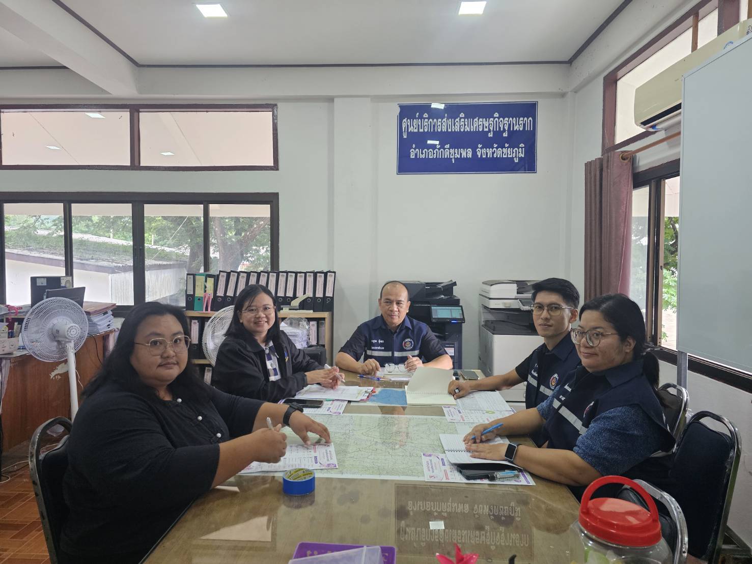 พช.ชัยภูมิ ติดตามและสนับสนุนงานกองทุนพัฒนาบทบาทสตรีในพื้นที่อำเภอภักดีชุมพล